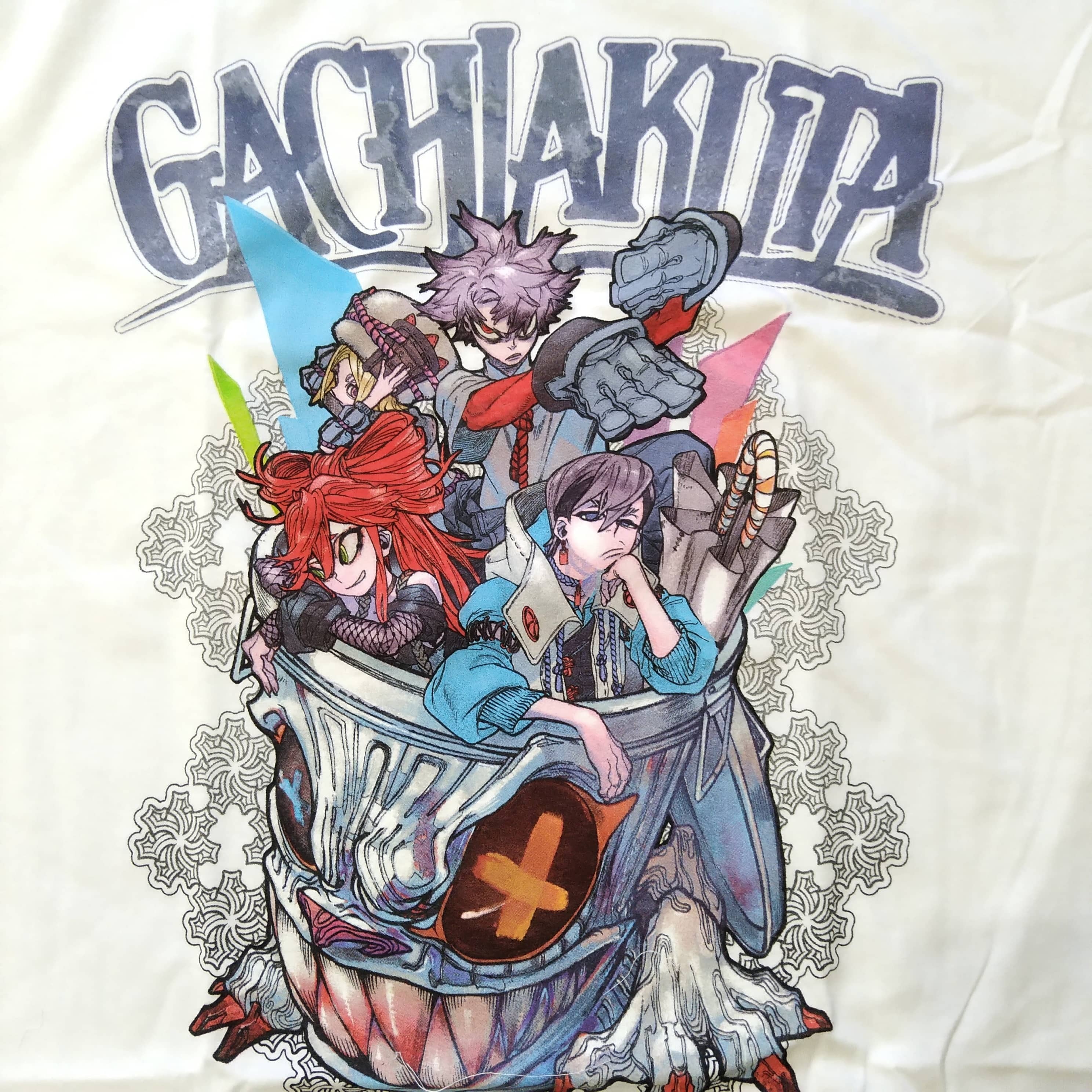 ガチアクタ Tシャツ XLサイズ 白 アニメTシャツ gachiakuta * | GOLD