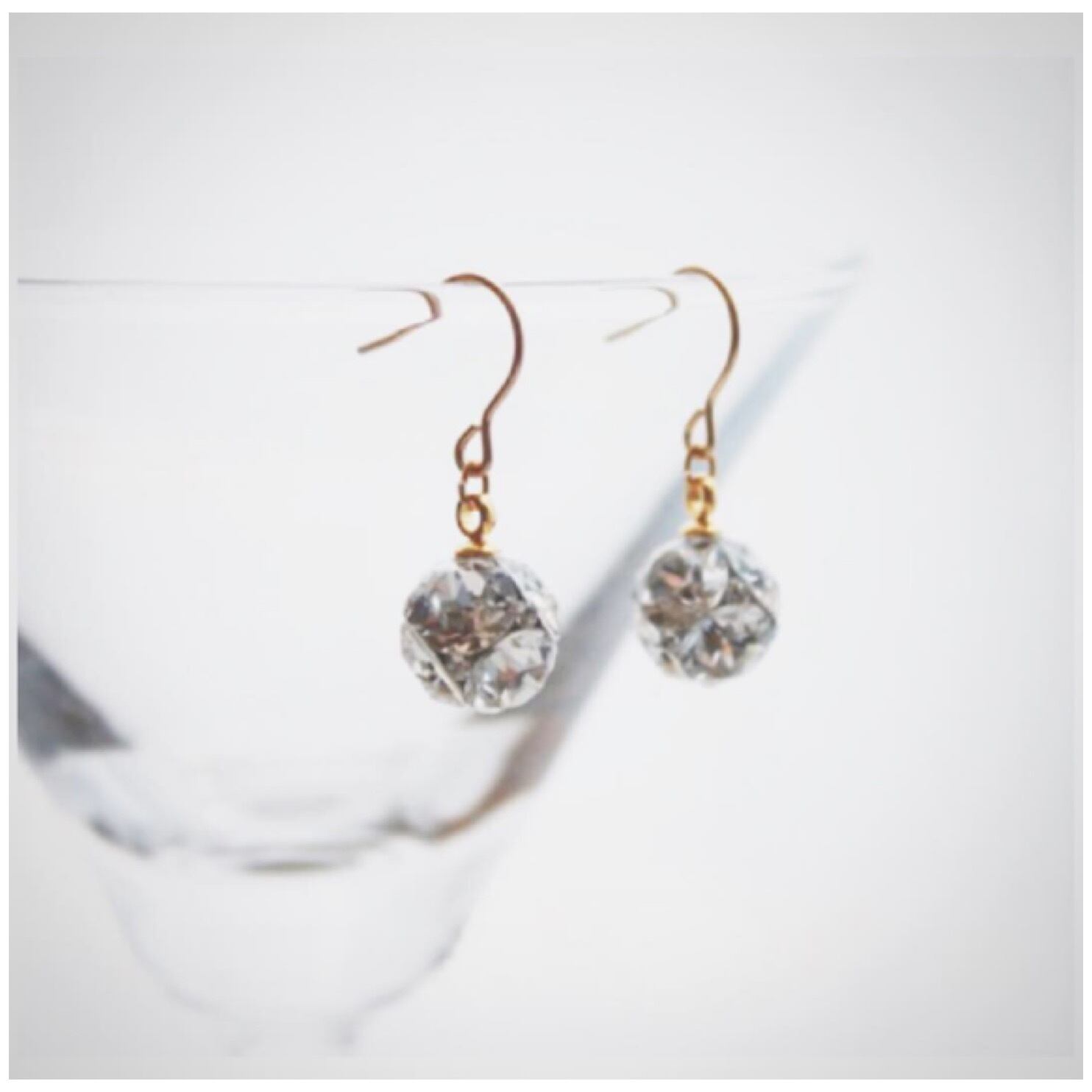 キャンディプチジュエルフック型ピアス (保存袋付き)