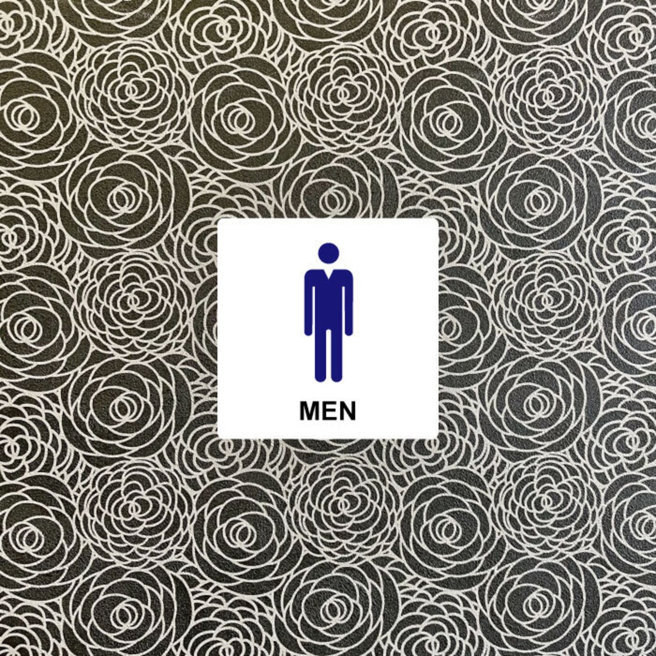 ピクトステッカー トイレ04（トイレ男子）st-0006 - 1