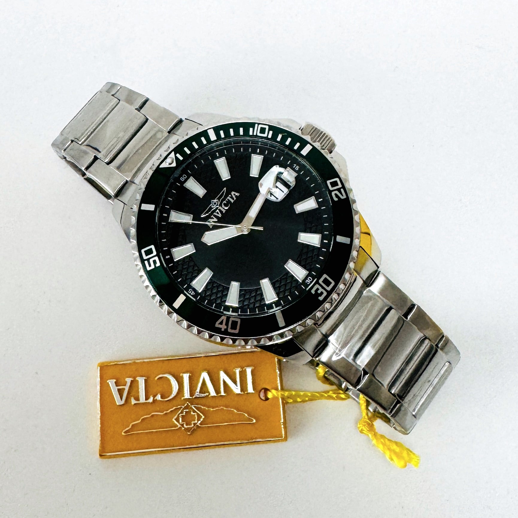新品】インビクタ/腕時計/ダイバー/防水50m/スモセコ/カレンダー 新品】インビクタ/腕時計/ダイバー/防水50m/スモセコ/カレンダー