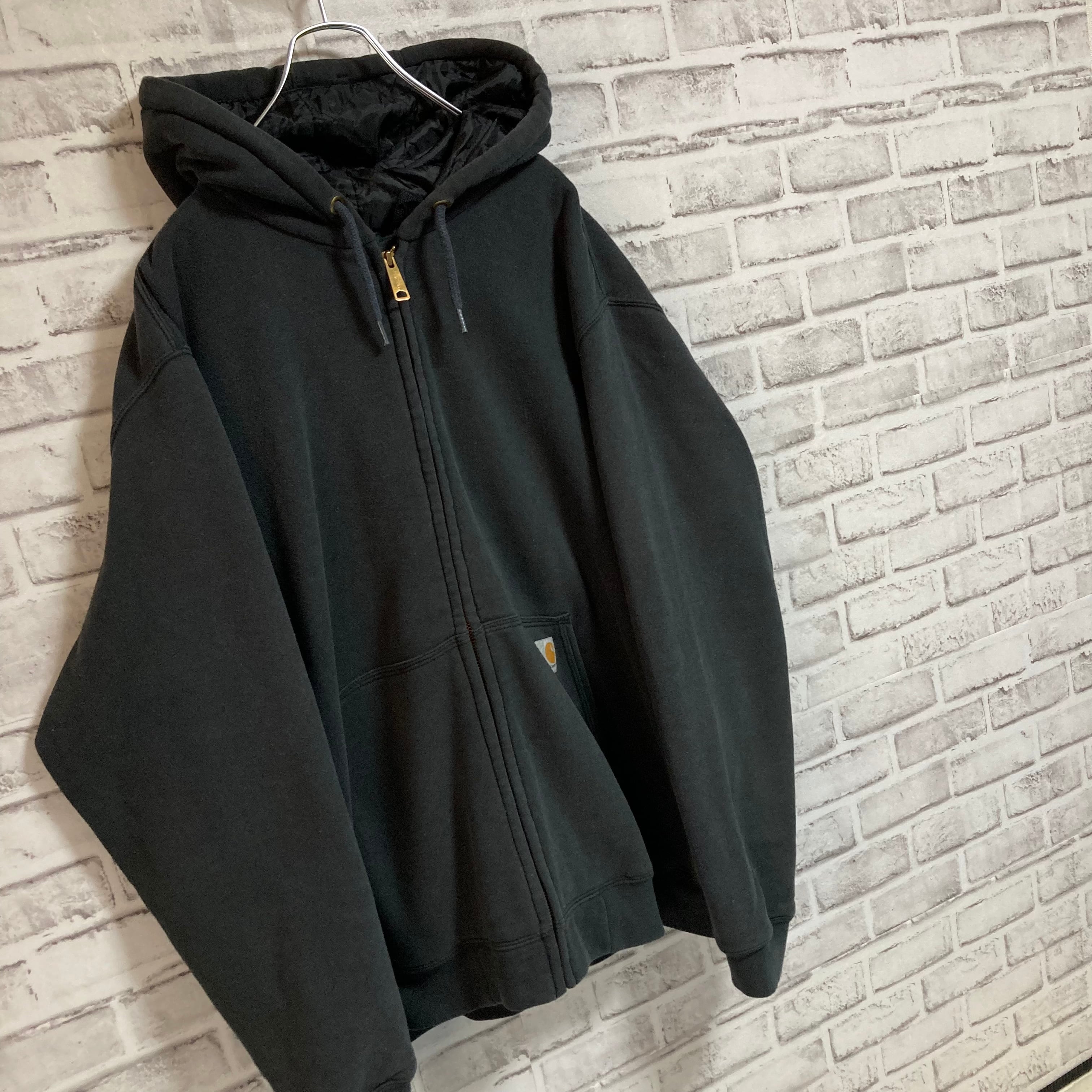 carhartt】Zip Hoodie XL 2000s Y2K ジップパーカー フーディ 刺繍タグ