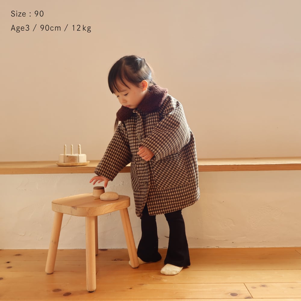 Bonoチェックコート | 韓国子供服 Bisque -びすく-