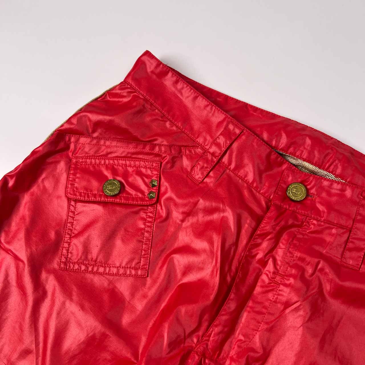 DANCE WITH DRAGON ダンスウィズドラゴン 裏メッシュ ウインドブレーカー パンツ サイズ 3 /レッド/ゴルフ/スポーツ