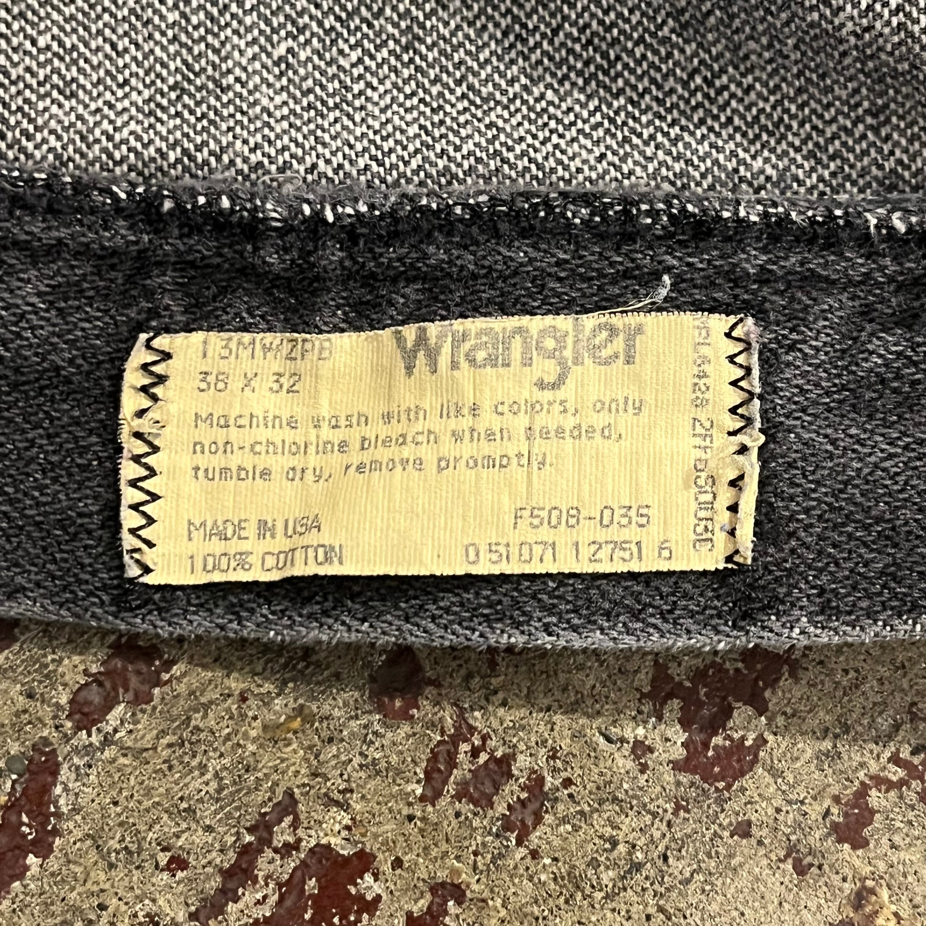 WRANGLER USA製 80年代 デニムパンツ 38 ブルー