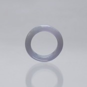 【15号】レアカラー！ lavende 翡翠くり抜き甲丸リング A貨翡翠 jd_rg2491