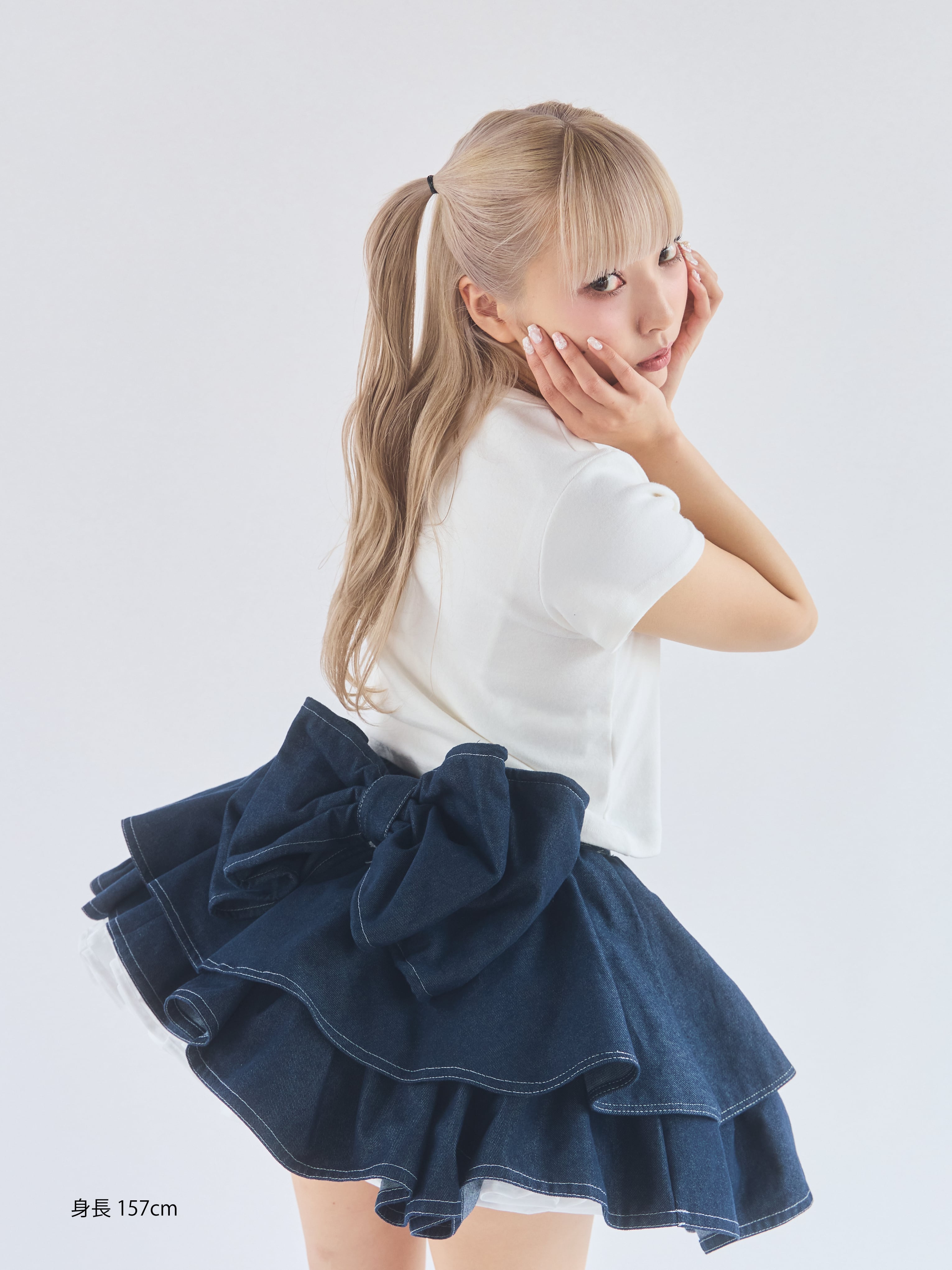 『新品未開封』lilLilly Starry⭐︎フリルデニムミニスカート Starry⭐︎フリルデニムミニスカート(INDIGO) | lilLilly official