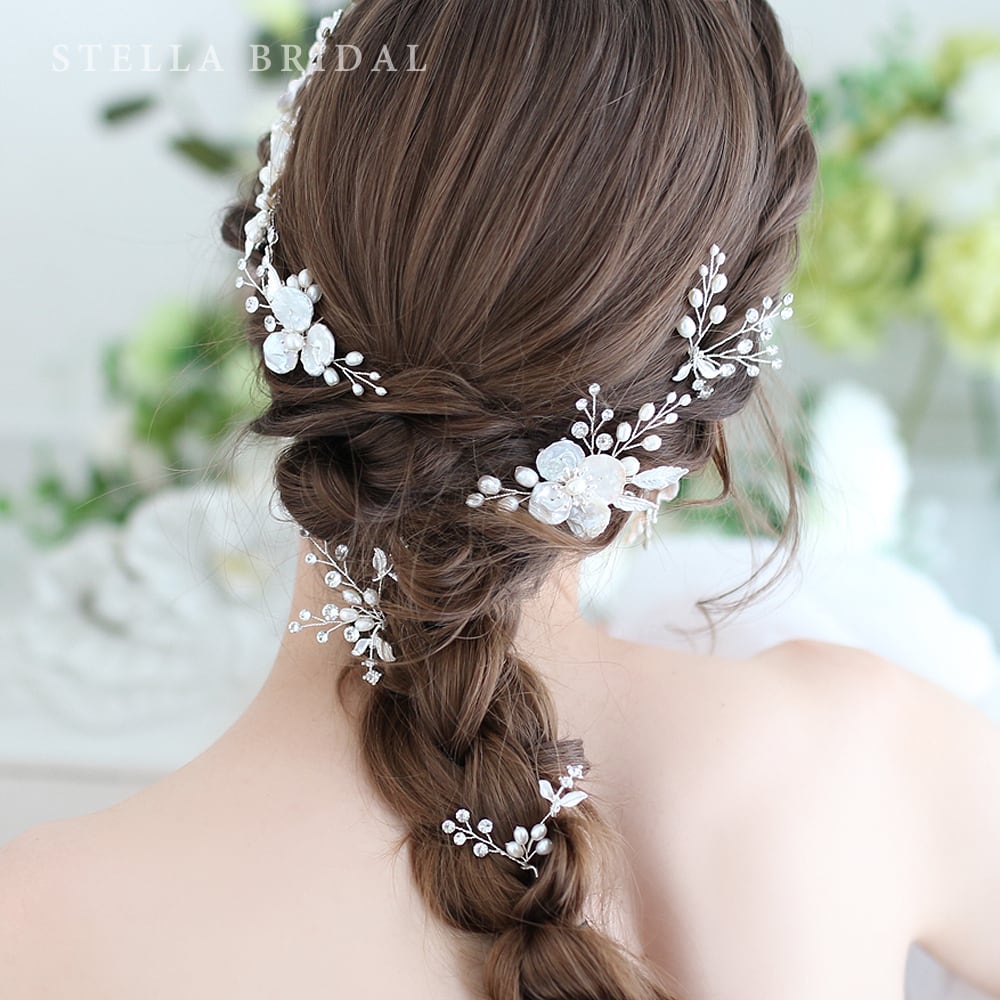 ステラブライダル Stella Bridal ヘアアクセサリー ブランシュブーケ 0