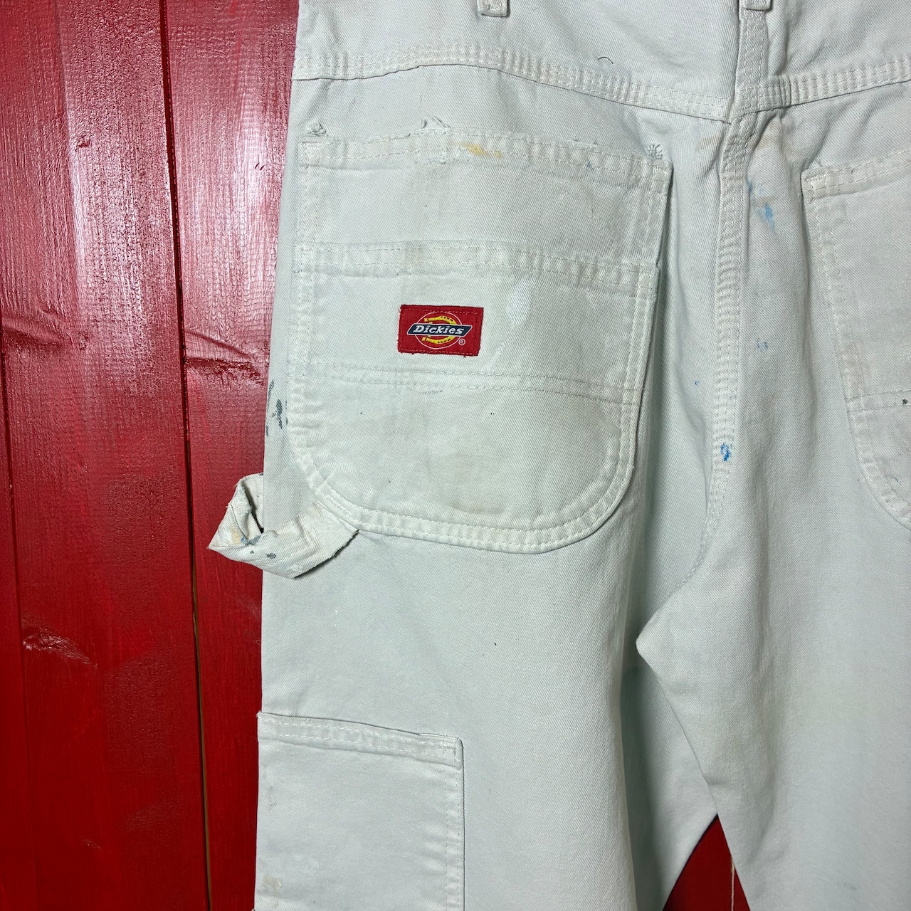 Dickies ペインターパンツ 白 リアルワーク W30相当