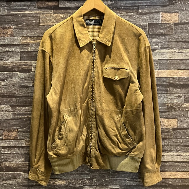 RALPH LAUREN SUEDE LEATHER JACKET