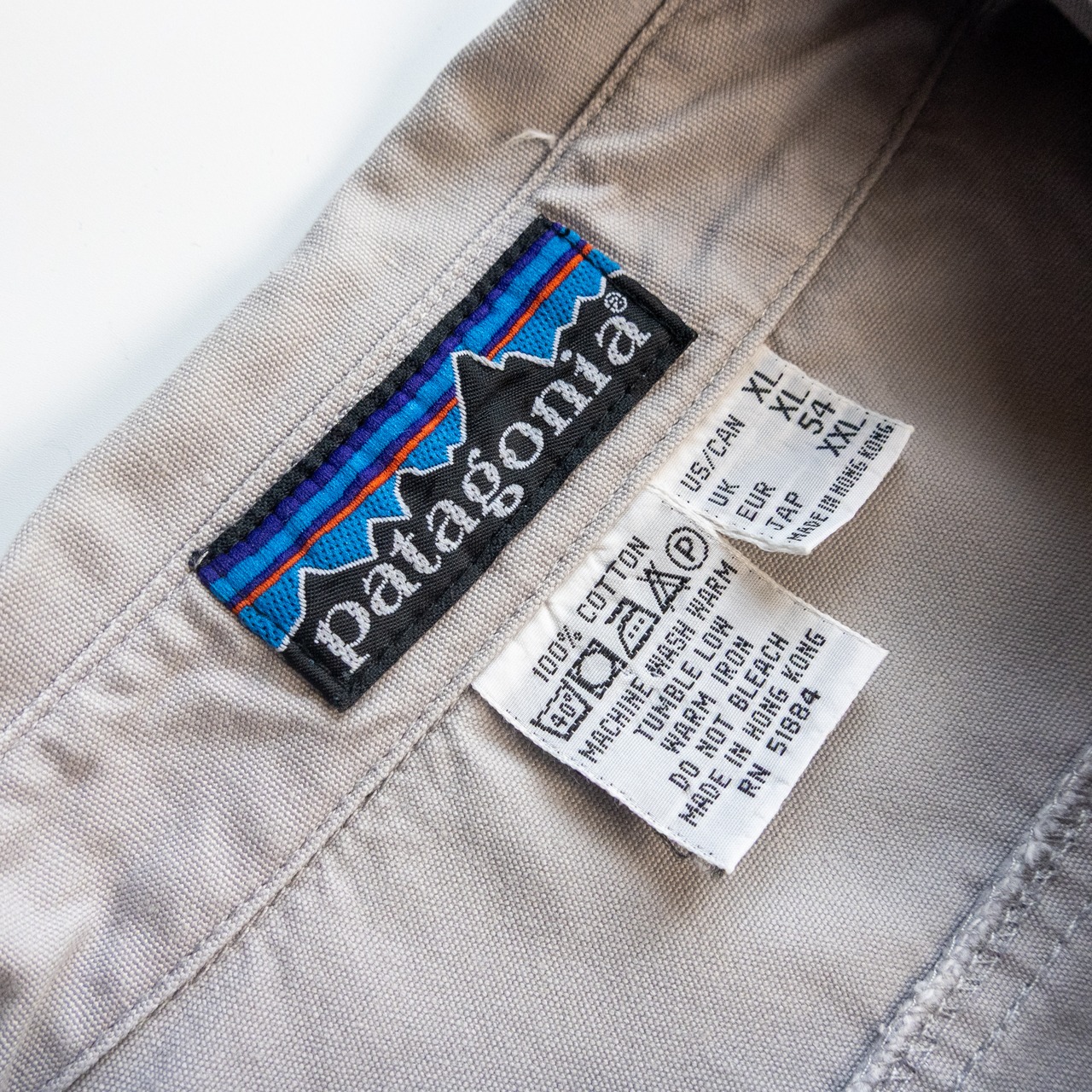 1990’s patagonia cotton canvas work shirt