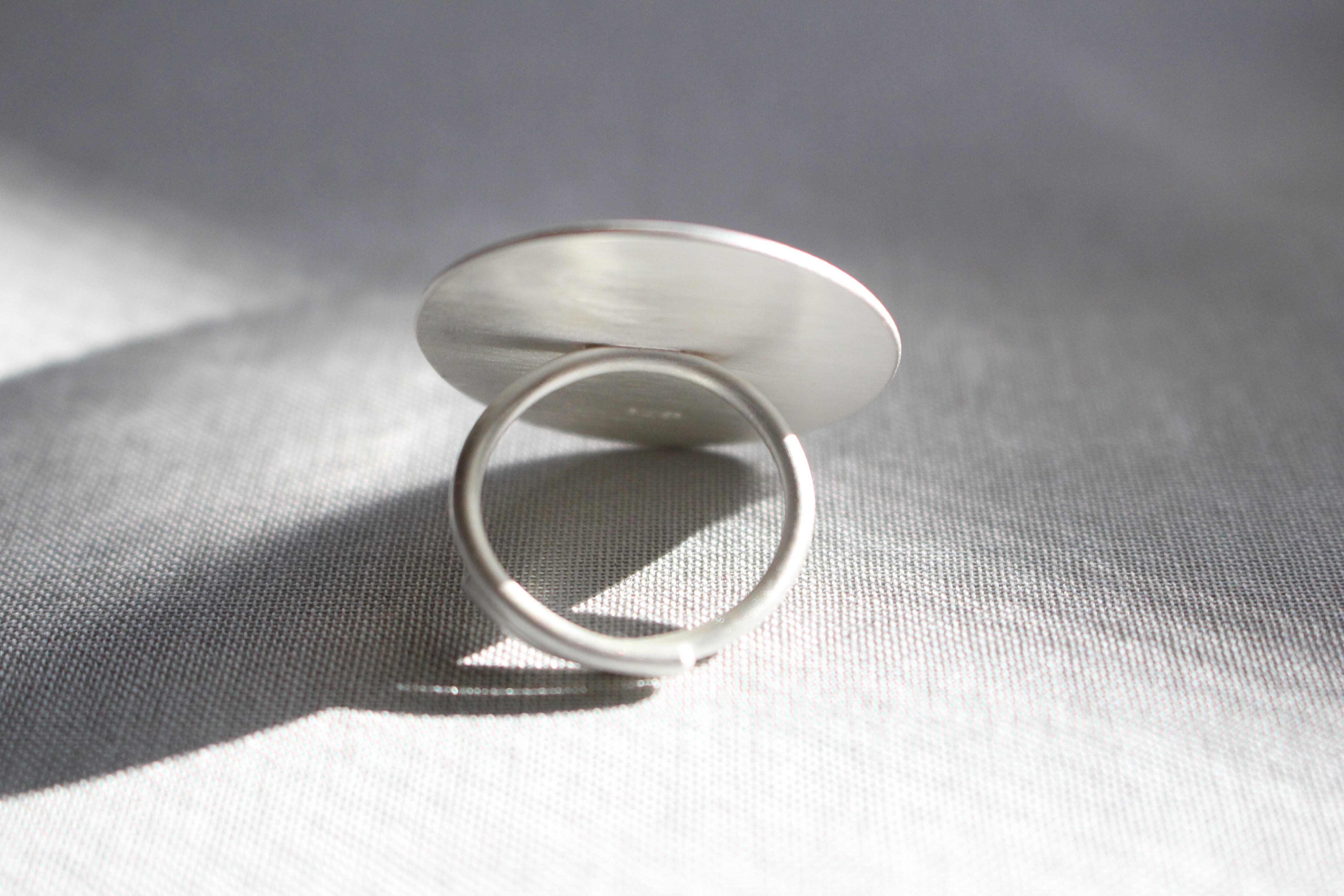 SOL ring -太陽のカガミ- | synchronicity silver jewelry