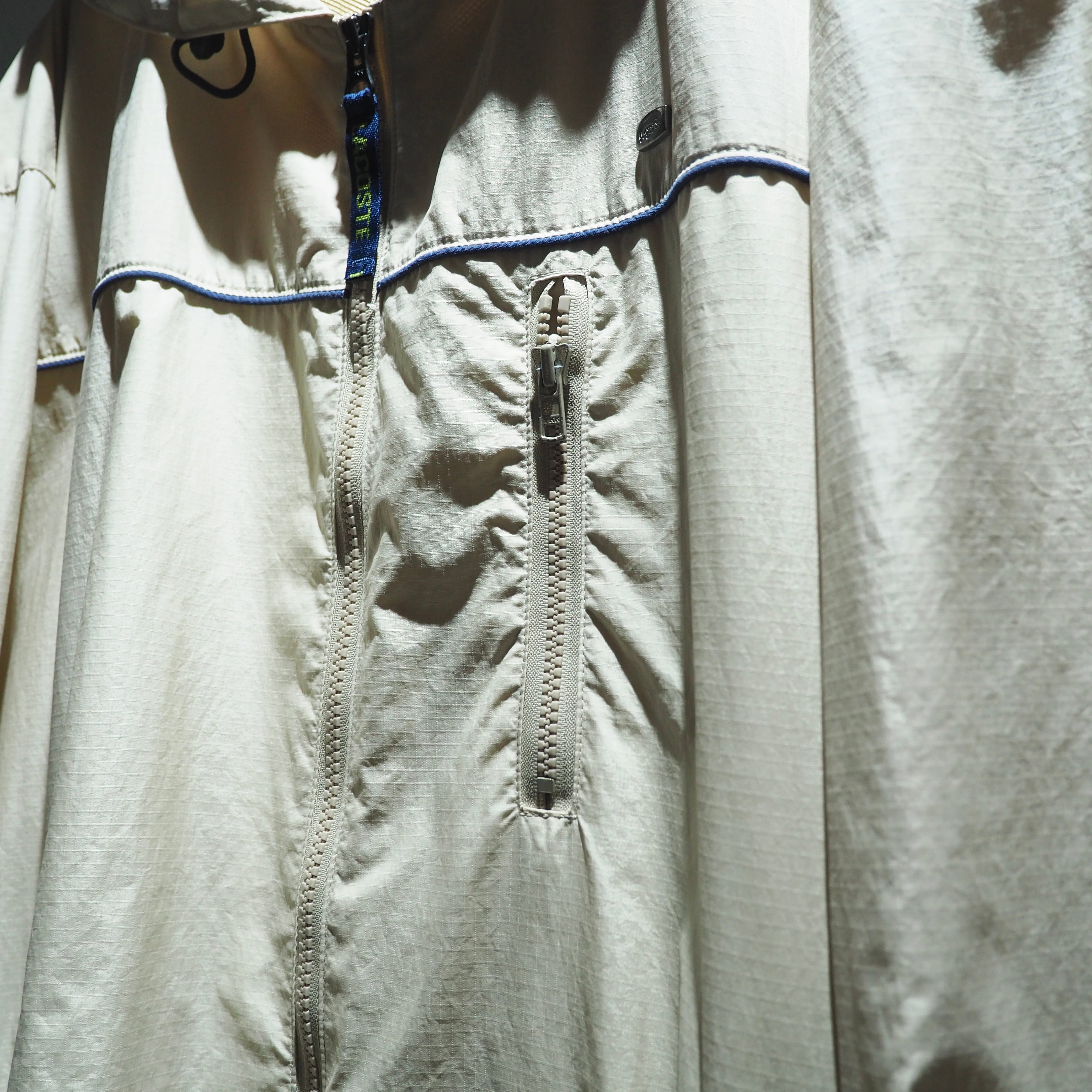1990s " LACOSTE " Multi Tech gimmick vintage loose nylon jacket
