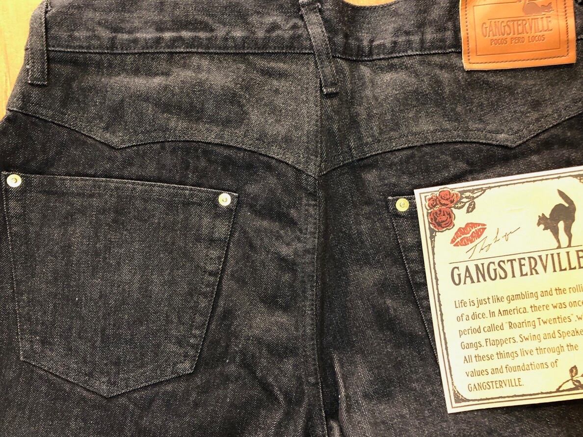 GANGSTERVILLE⁄ギャングスタービル「Thug Wide Denim”IRON
