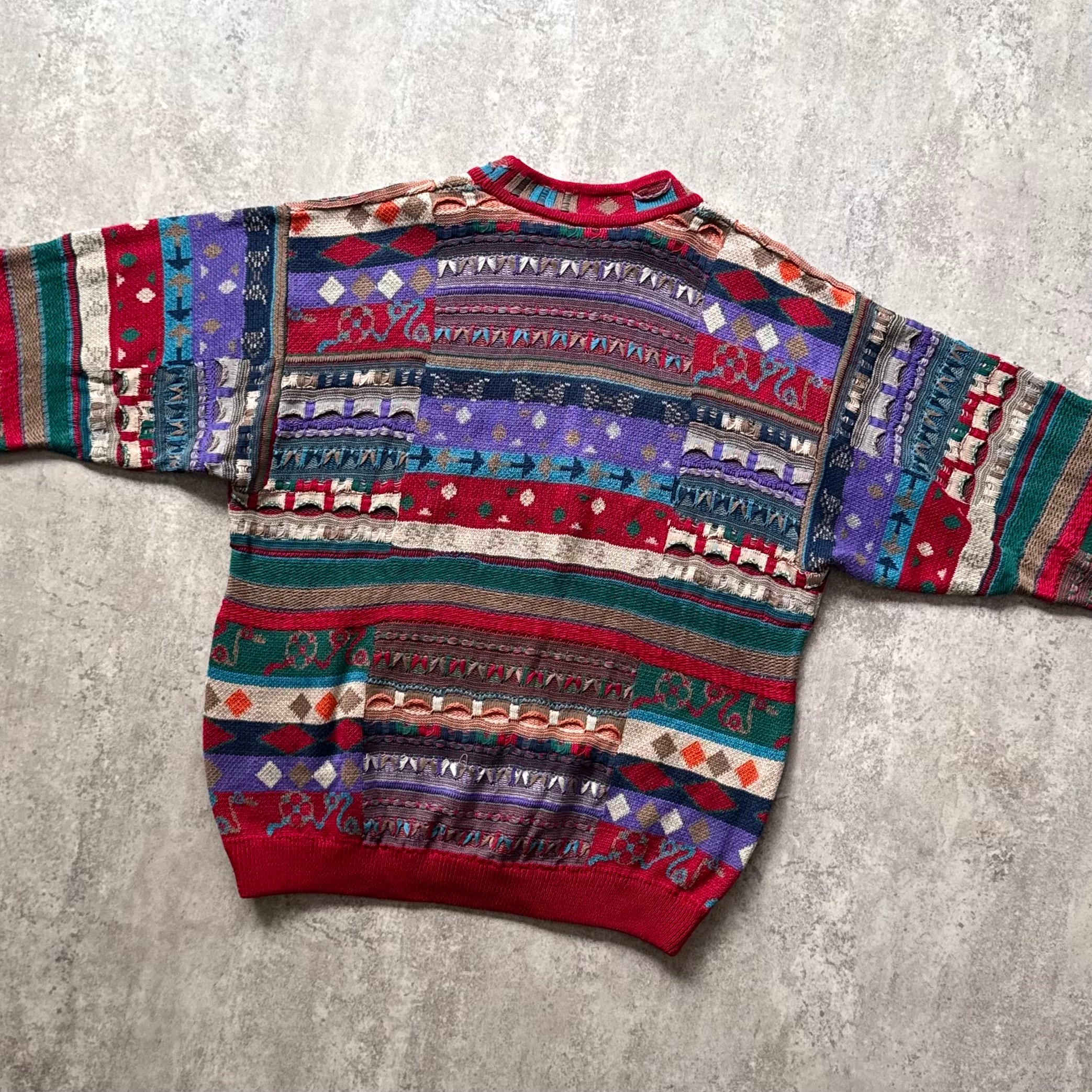 90s Coogi 3D cotton knit | Muri vintage