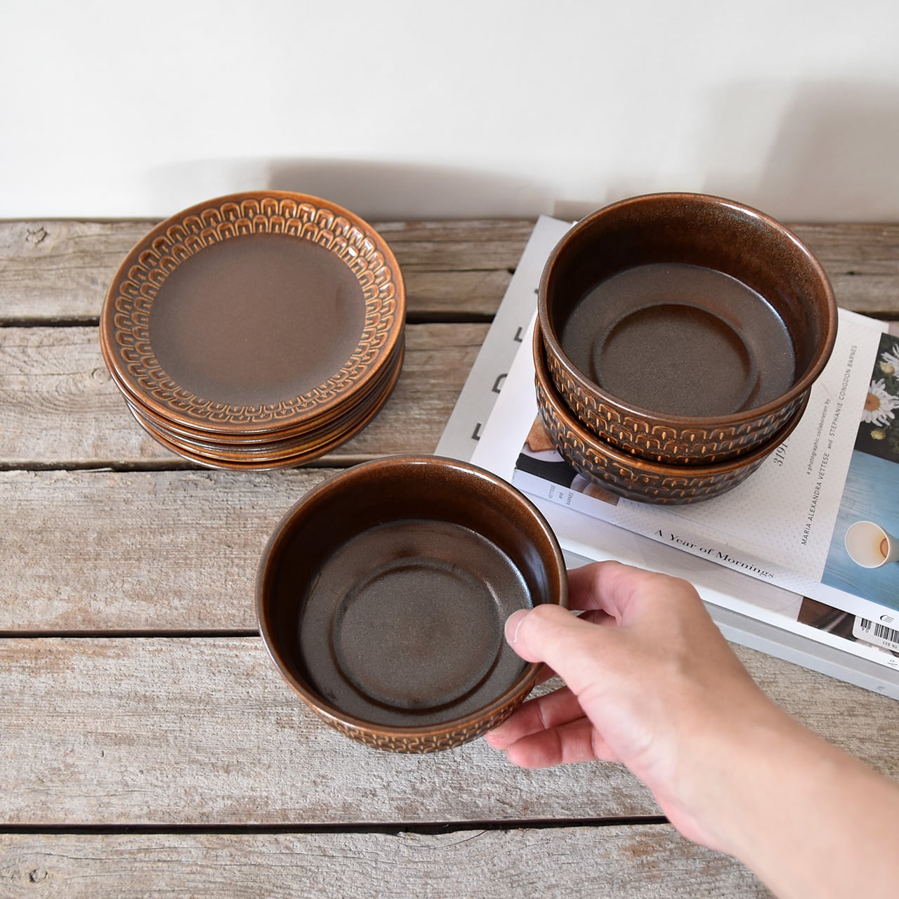 フランス　アンティーク　ウッドボール　ペイント Wedgwood Pennine Bowl / ウェッジウッド ペナイン(ペニン) ボウル