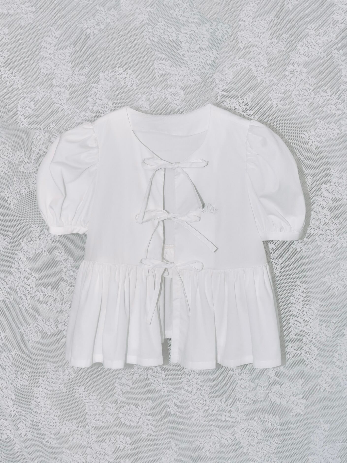 【mieya mieya】PETIT APLON TOP PETIT APLON TOP -NAVY- | mieya mieya