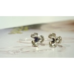 Pop Silver Clip-on Earrings