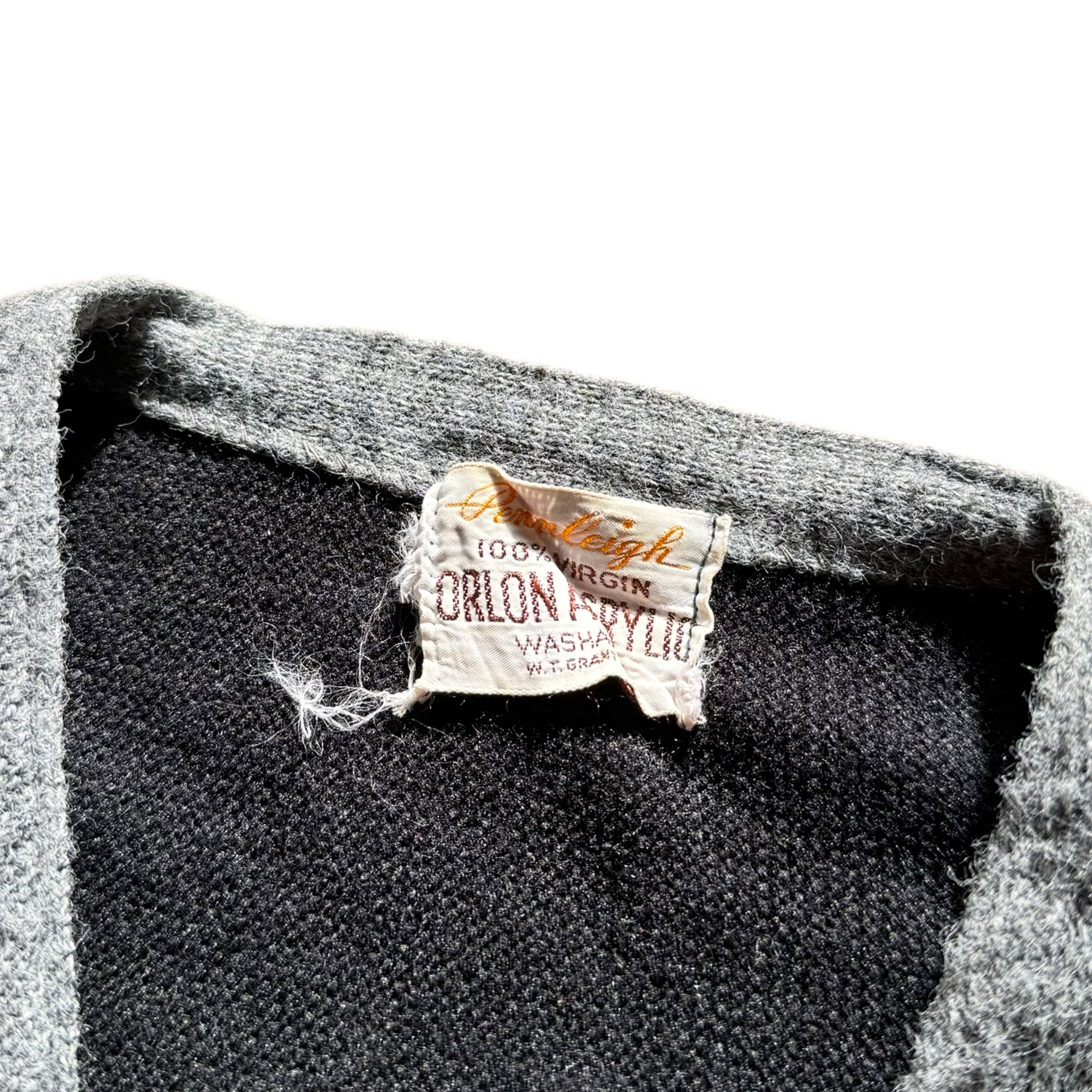 60s Penleigh ORLON Acrylic Cardigan 【M】 | GRAB USED CLOTHING