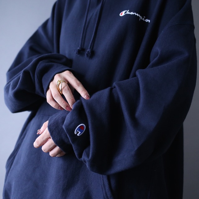 "Champion" XXXL over silhouette reverse weave sweat parka