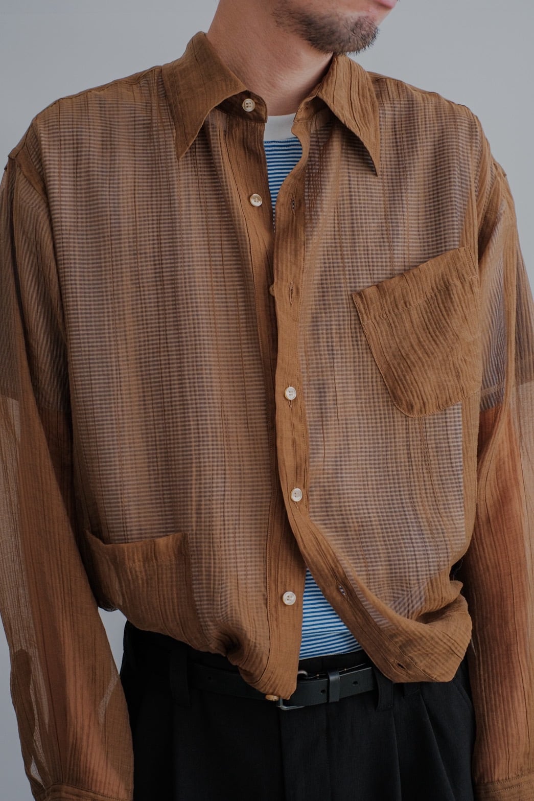 ABELIA EDWARD GOUCHA】ORDINARY SHIRT | puzzle
