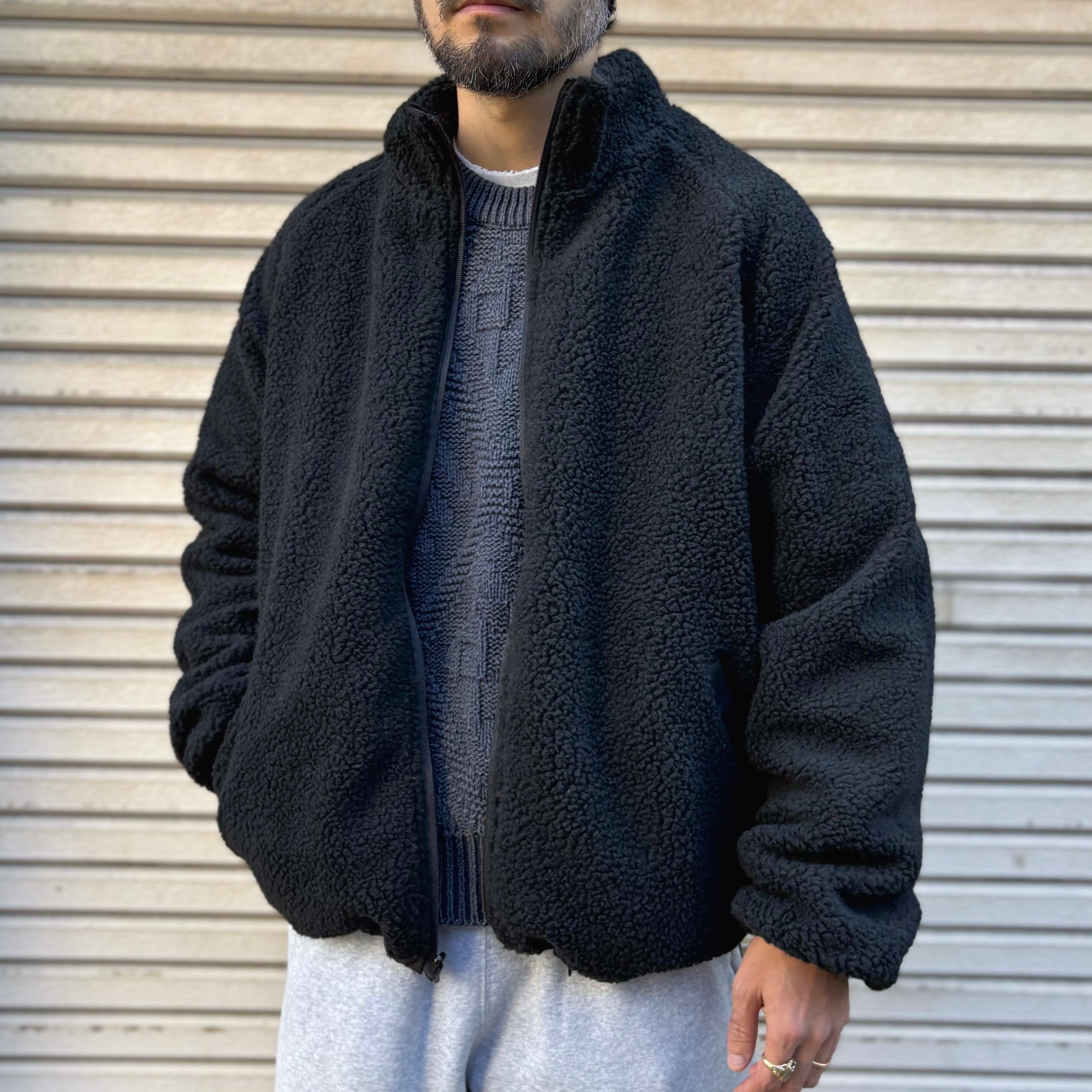BEIMAR Reversible Boa Jacket - Brown Black / ビーマー ナイロン