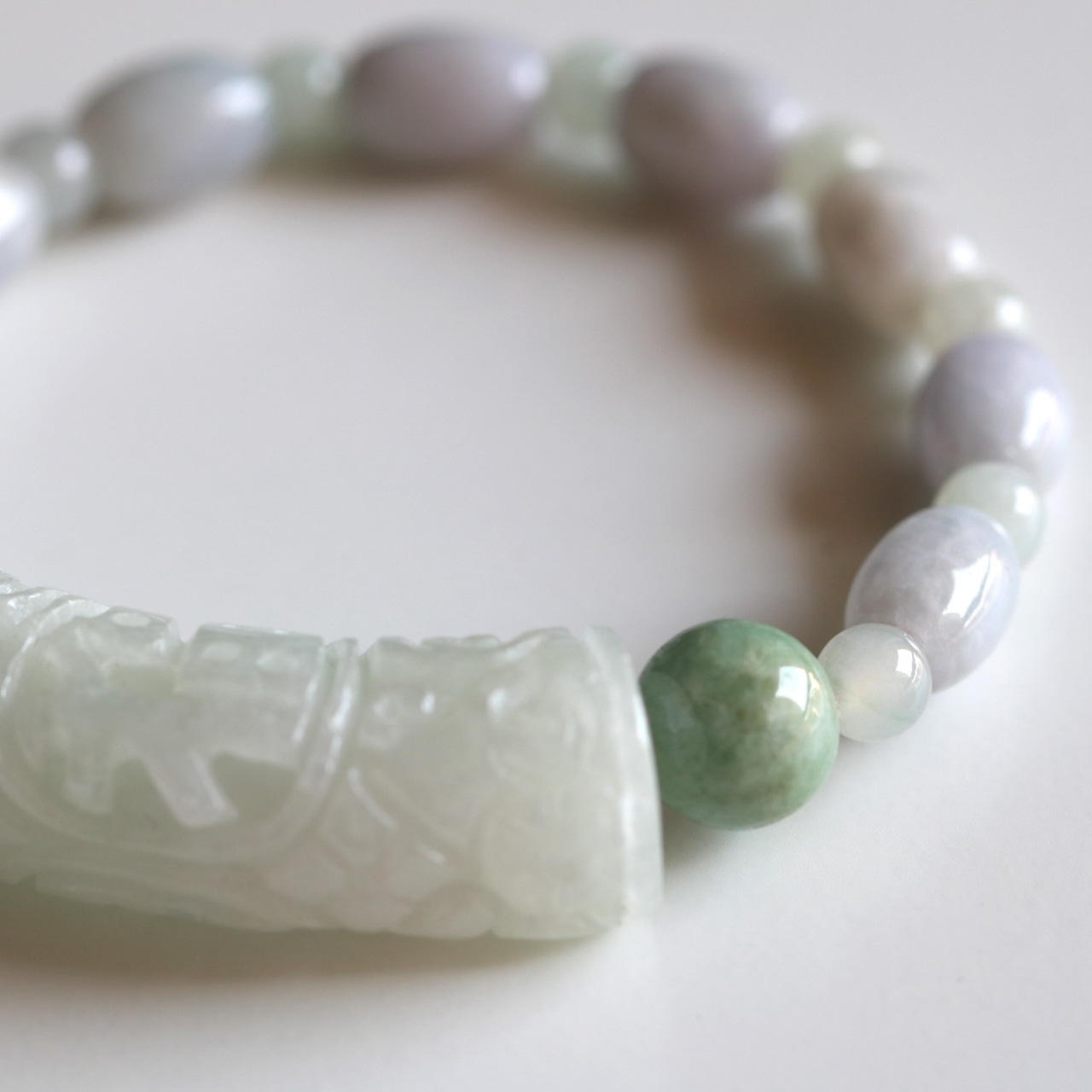 彫り翡翠TOPブレスレット ひすい jade jadeite 指輪 緑 紫 白 大人 上品 A貨翡翠 jd_br1042
