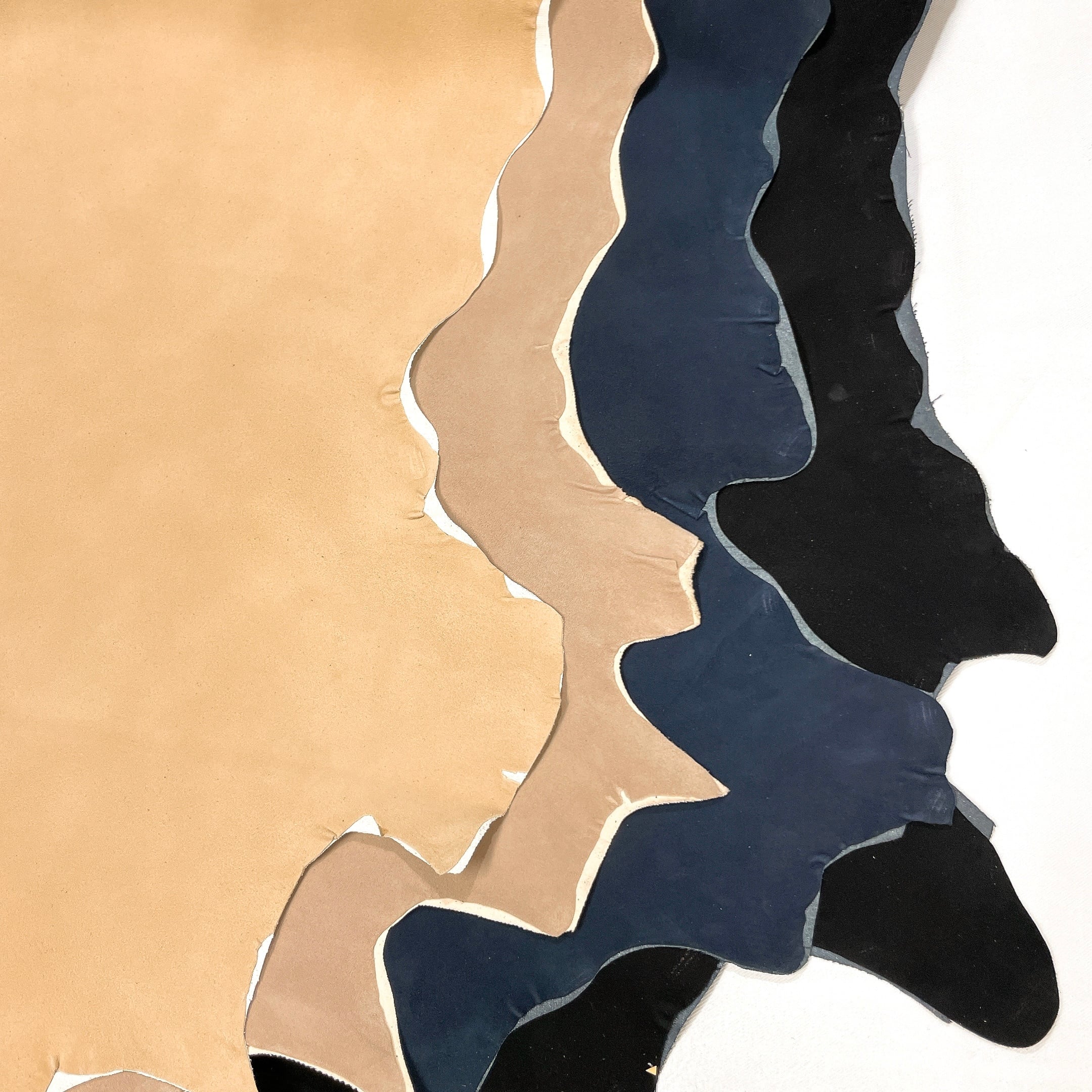 ☆中古￥レザークラフト 皮 革 素材 靴 【BG202】