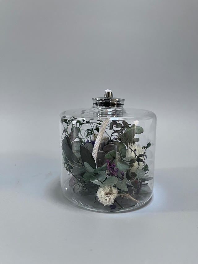herbier fragrance oil lamp blue　ボタニカル オイル ランプ