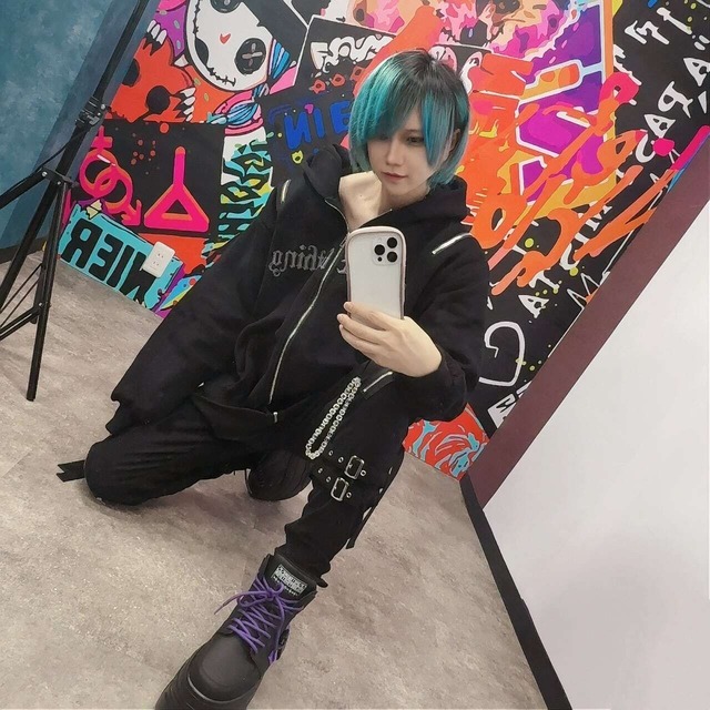 高品質BONDAGE BELT×ZIPPER STYLISH PANTS【UPSIDE LOGO】