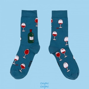 [sold out] Coucou Suzette Wine Socks