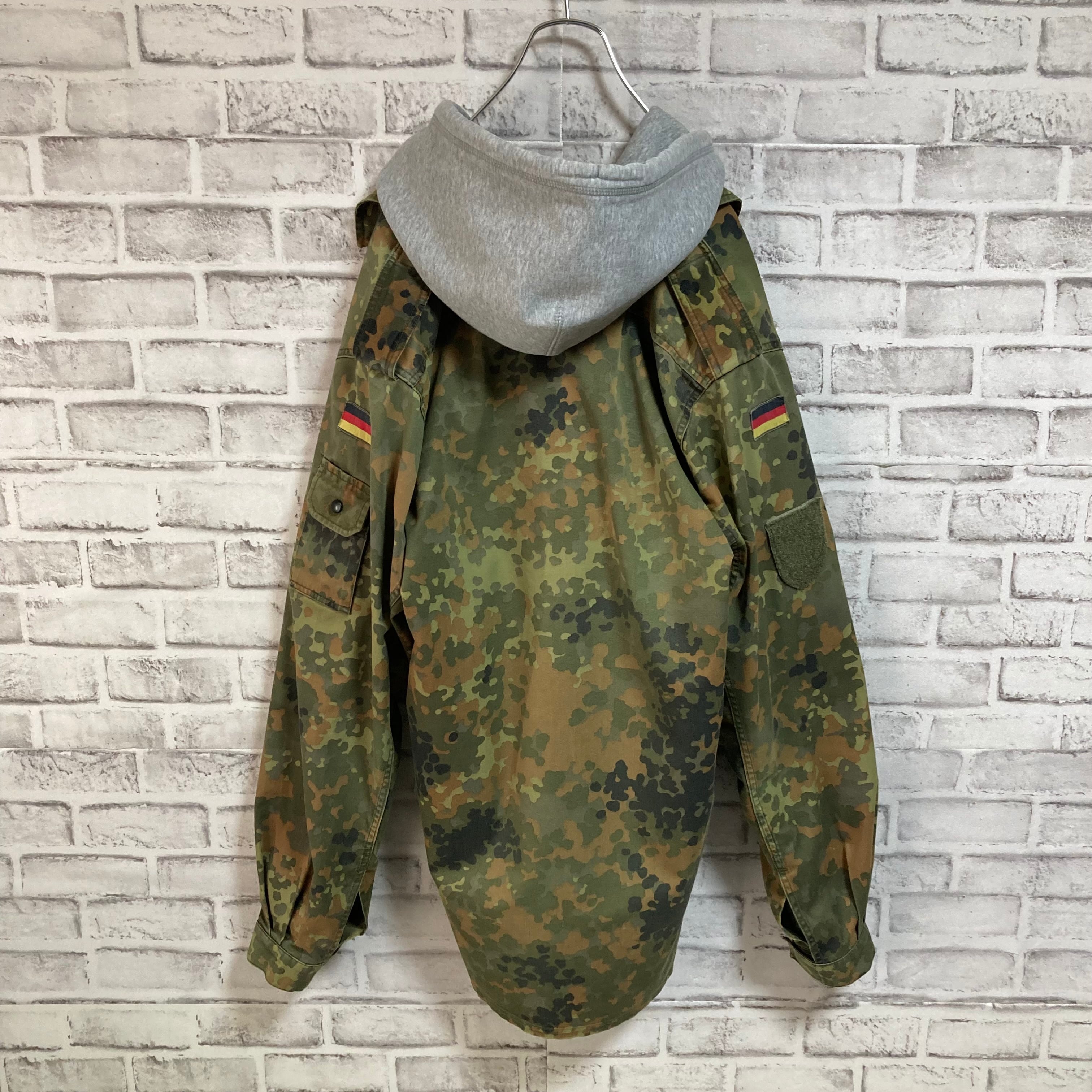 German Military Flecktarn Camo ShirtJacket L/S L相当 ドイツ軍