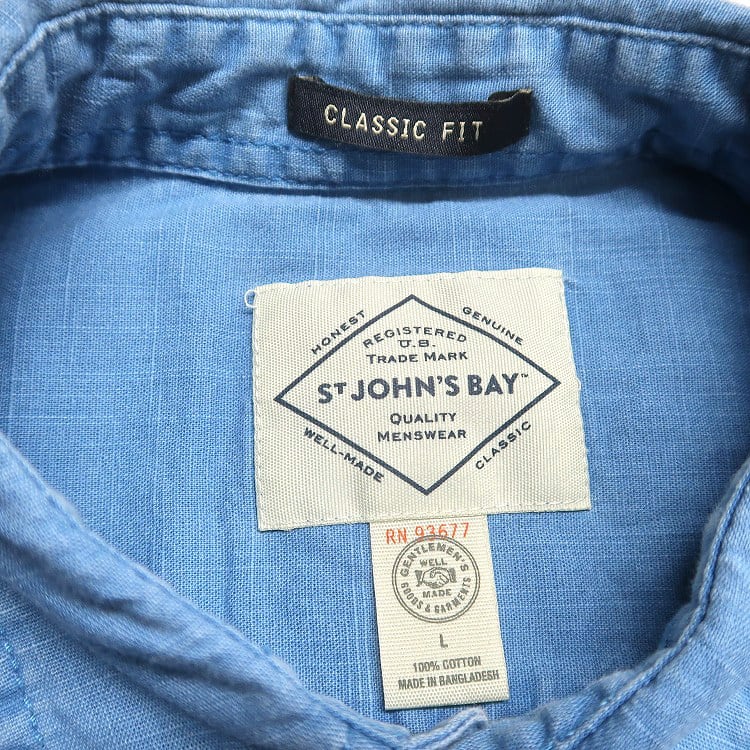 古着 STJOHN'SBAY セントジョンズベイ 半袖シャツ ボックスシャツ