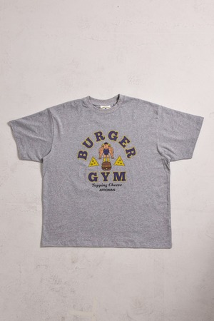 バーガージムTシャツ　アッシュグレー