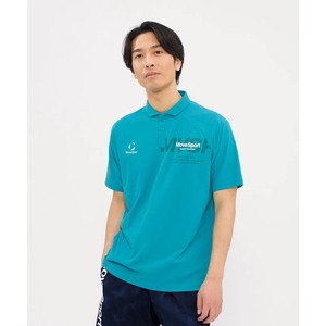 S.F.TECHサンスクリーンミニ鹿の子ポロシャツ[メンズ]ST6SHS01M デサントムーブスポーツ 吸汗速乾 サンスクリーン