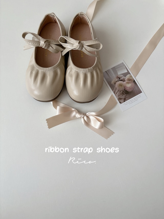 《予約》ribbon strap shoes