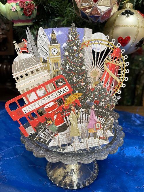 再入荷！『Me & McQ』ロンドンの賑やかなクリスマスカード London 3D Christmas Cardイギリスよりの画像