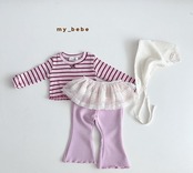 韓国子供服 / Mybebe / ベーシックブーツカット *XS~XL*