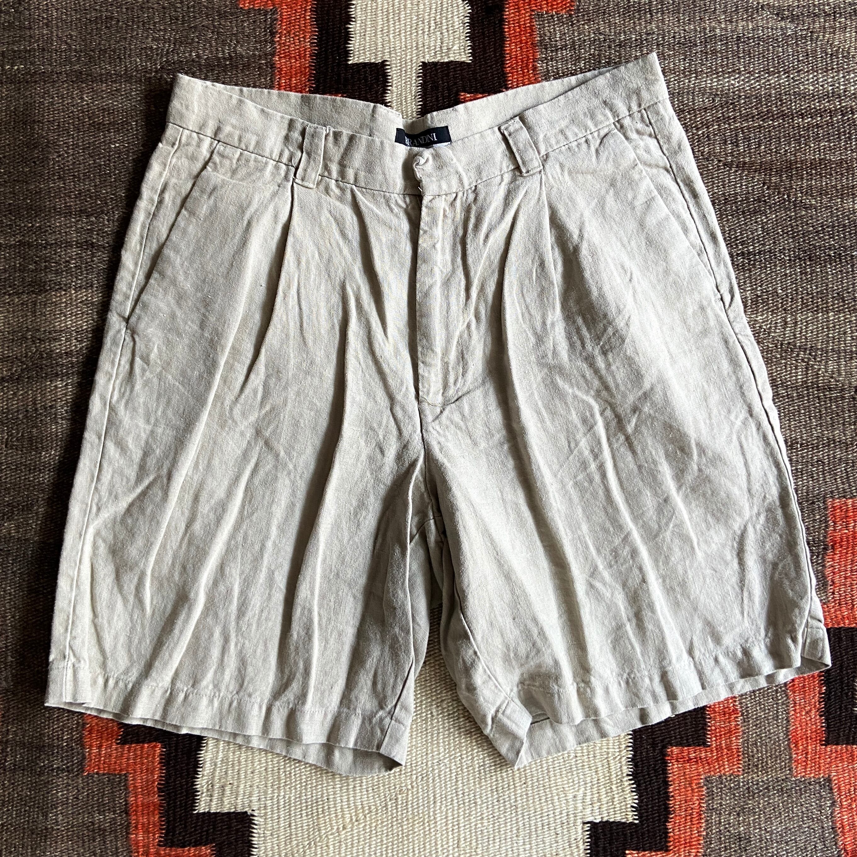 BRANDINI Linen Shorts W32 F743