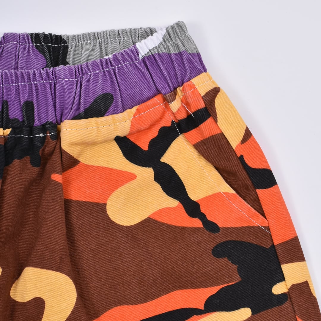 70%OFF】カモフラドッキングカーゴパンツ | VOLCAN&APHRODITE