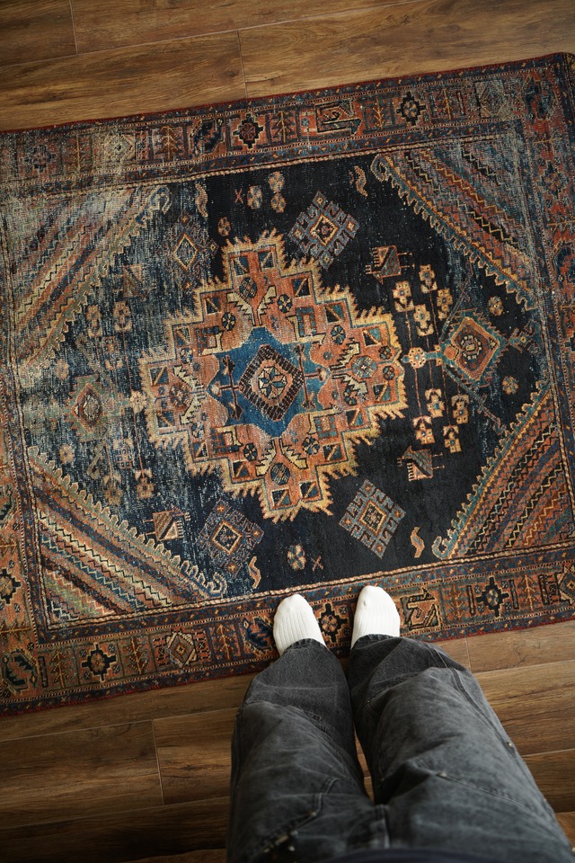 【1003】Antique Persian Afshar rug 1900's