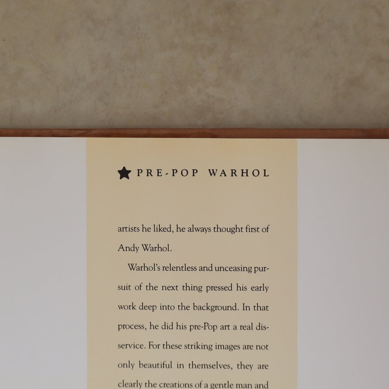 PRE-POP WARHOL | ART BOOK | 1988s(英語版) | vintage shop AM