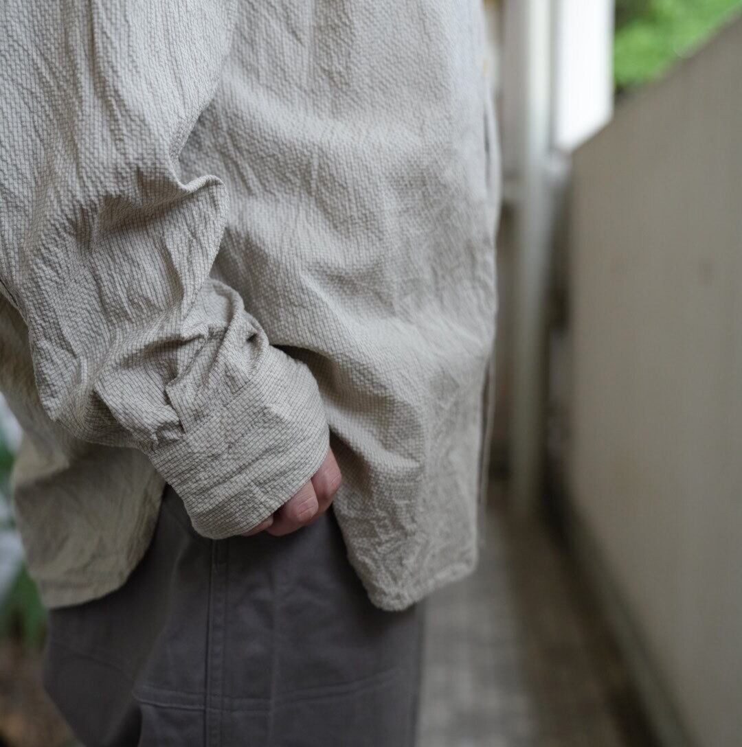 ts(s)ティーエスエスCotton*Ramie*Silk Seersucker Cloth -Baggy Fit