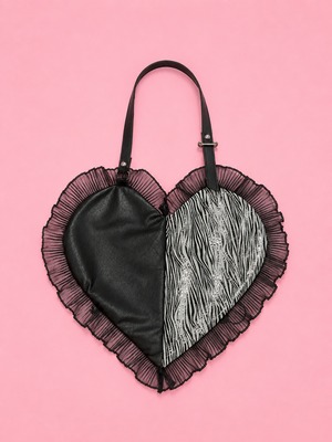 [松浦志穂×OMNES] 2way Heart Bustier Bag