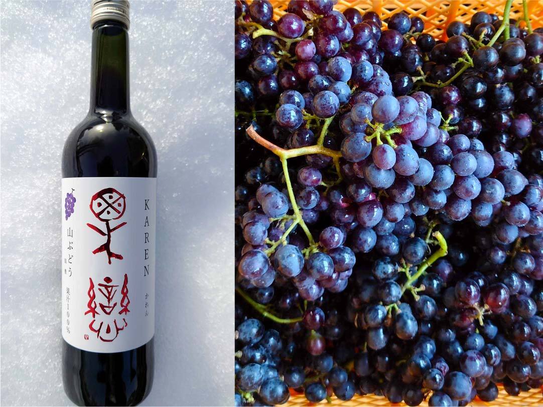 ≪数量限定≫ 果恋【山ぶどう国豊】 無添加生絞りジュース | WINERY JUN
