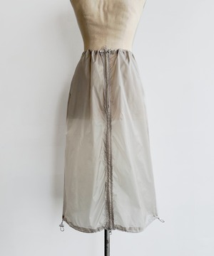 Little $uzie / ls52489S SKIN TAFFETA SEE-THROUGH BALLOON SKIRT (BEIGE)