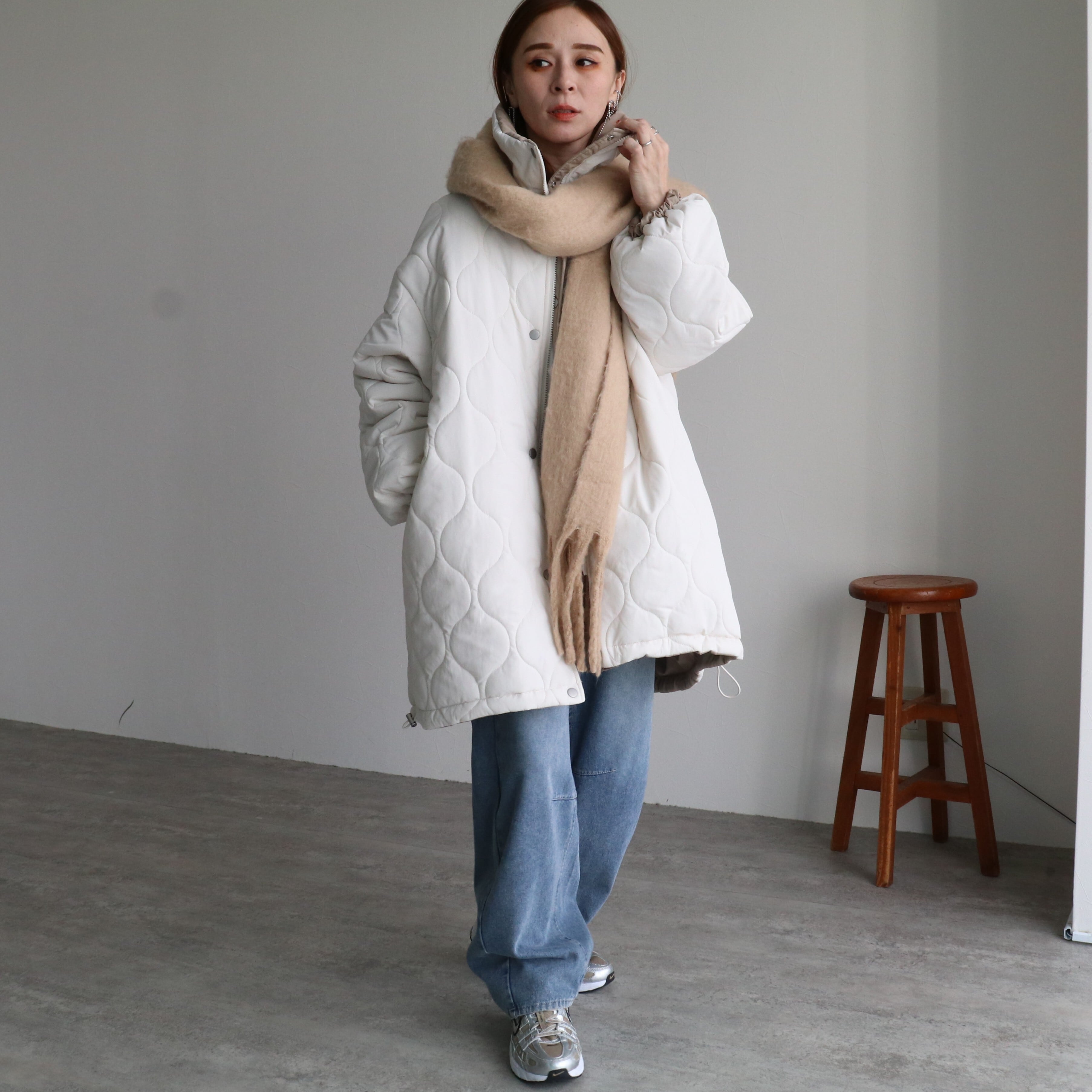 スタンドリバーシブルモンスターコート【y8211-z】宅配便送料無料/宅配