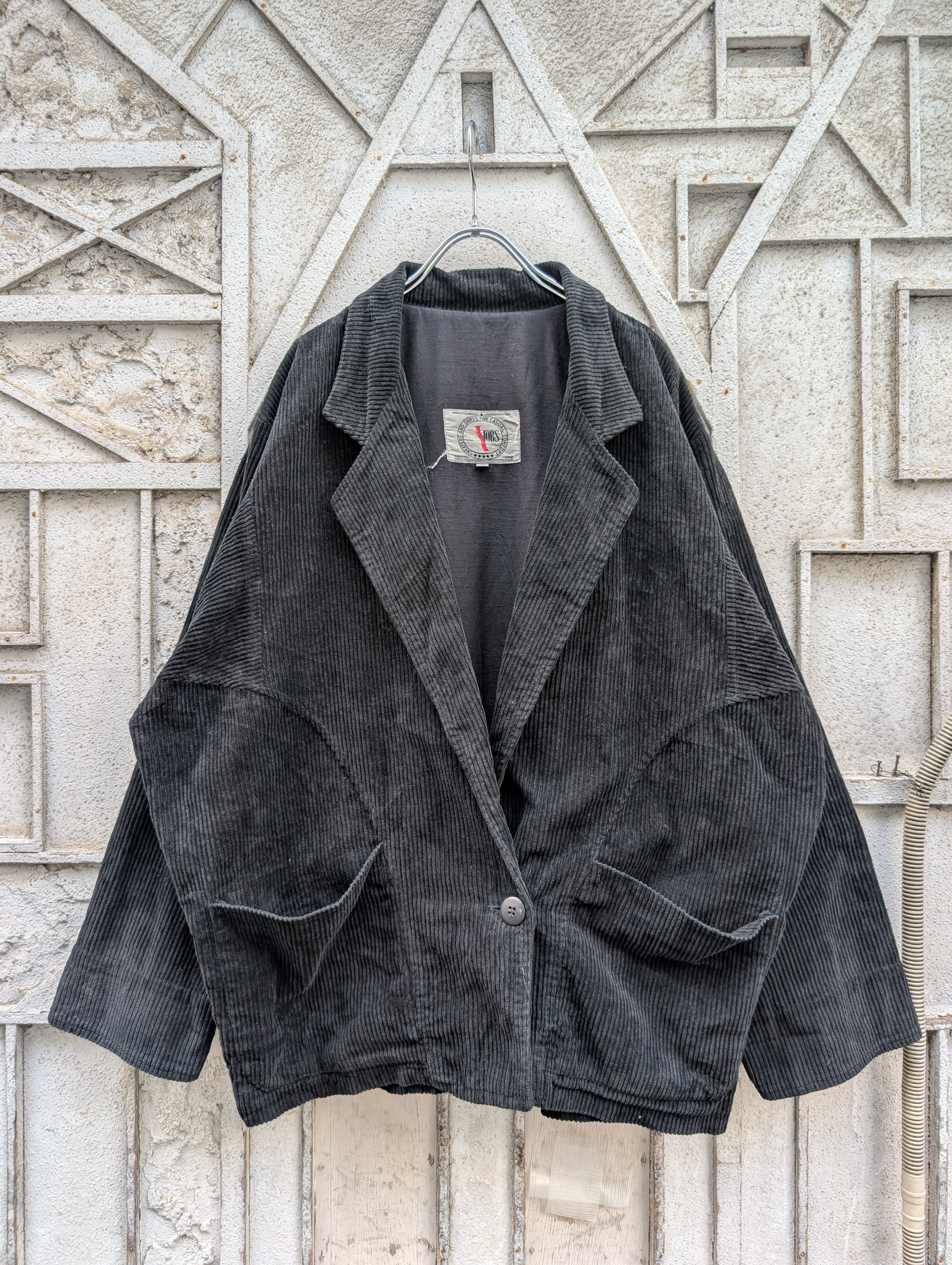 "UNKNOWN" corduroy tailored jacket