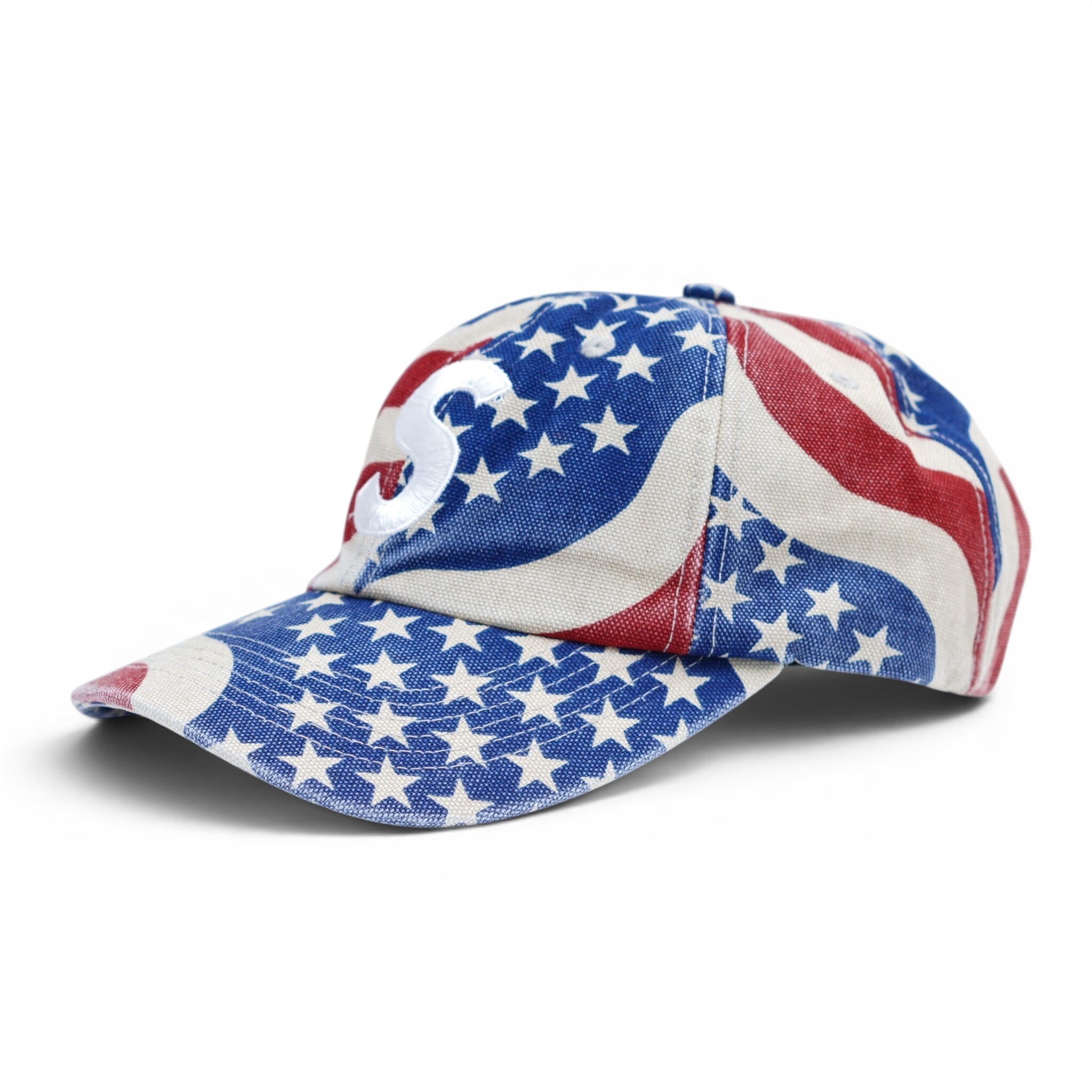 Supreme シュプリーム Pigment Coated 6-panel CAP USA 星条旗
