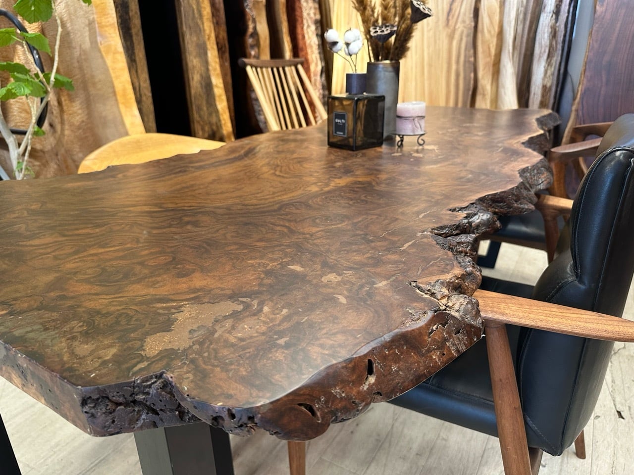 クラロウォールナット・クラスターバール_2050×750-930×40_浅草本店_