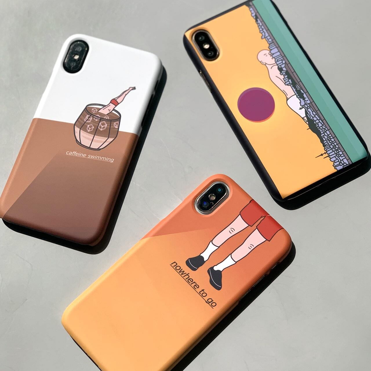 韓国 スマホケース Yukyoung おしゃれ アート パロディ デザイナーズ Iphone Android 携帯カバー No Where Togo Yu04 アイフォン ギャラクシー Galaxy 韓国スマホケース専門店 Korean Case